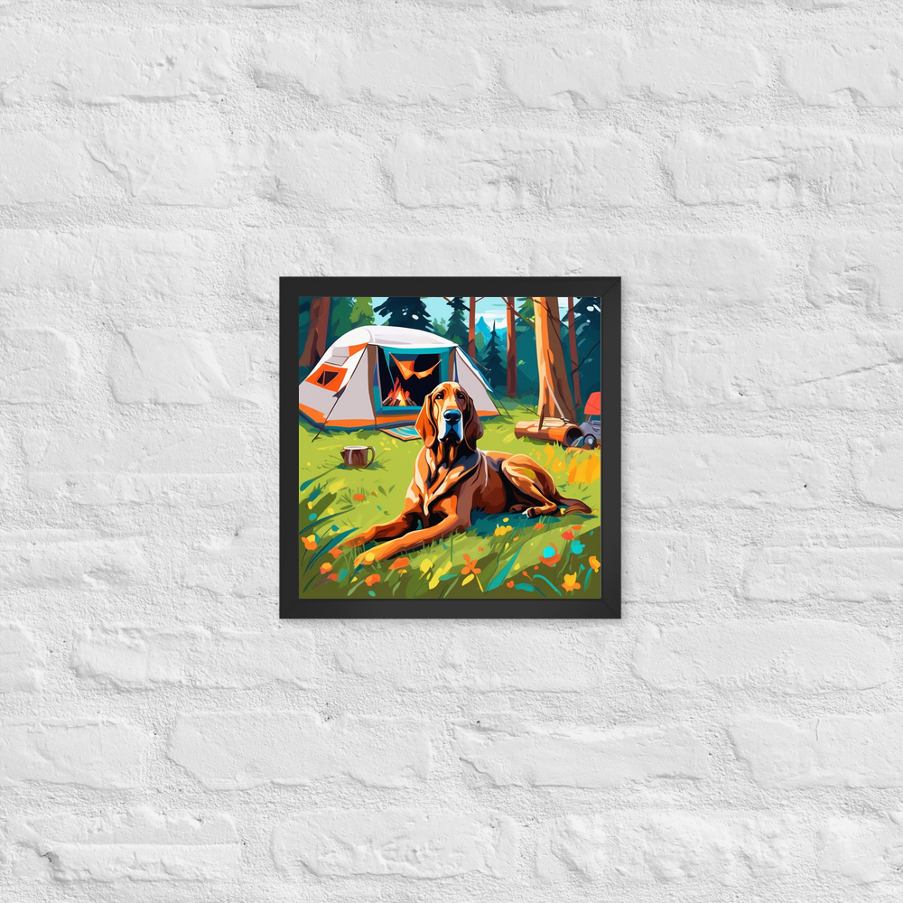 PugMug Custom Bloodhound Framed Print