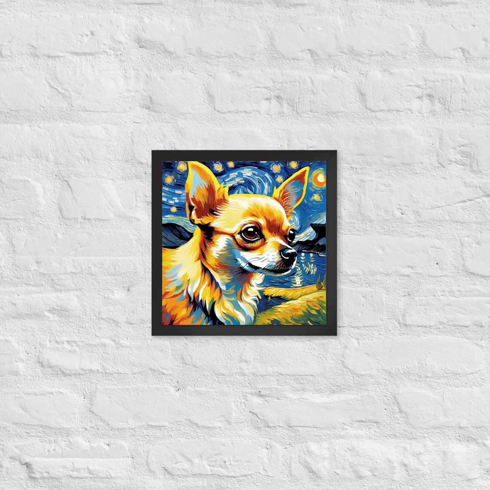 PugMug Custom Chihuahua Framed Print