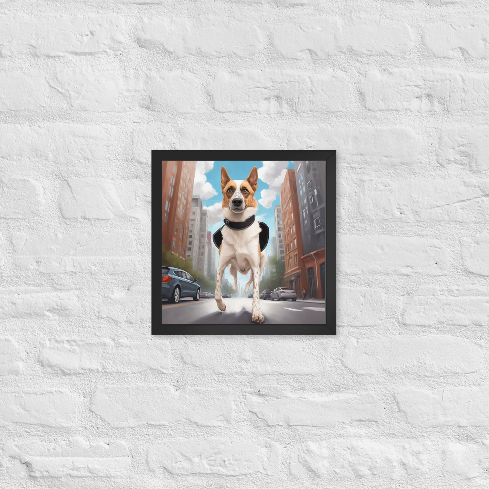 PugMug Custom Hazim Framed Print