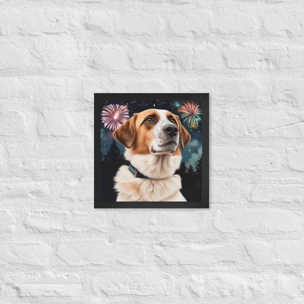 PugMug Custom Hazim Framed Print