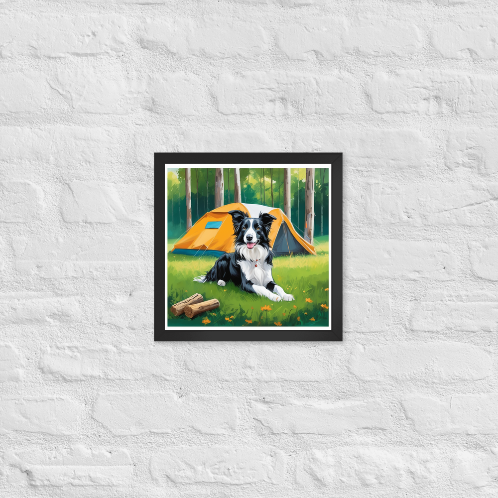 PugMug Custom Border Collie Framed Print