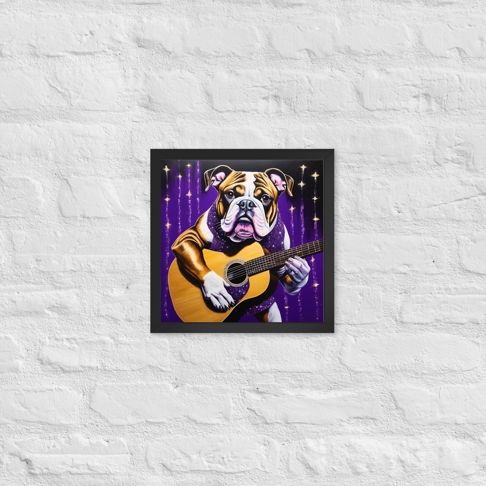 PugMug Custom Bulldog Framed Print