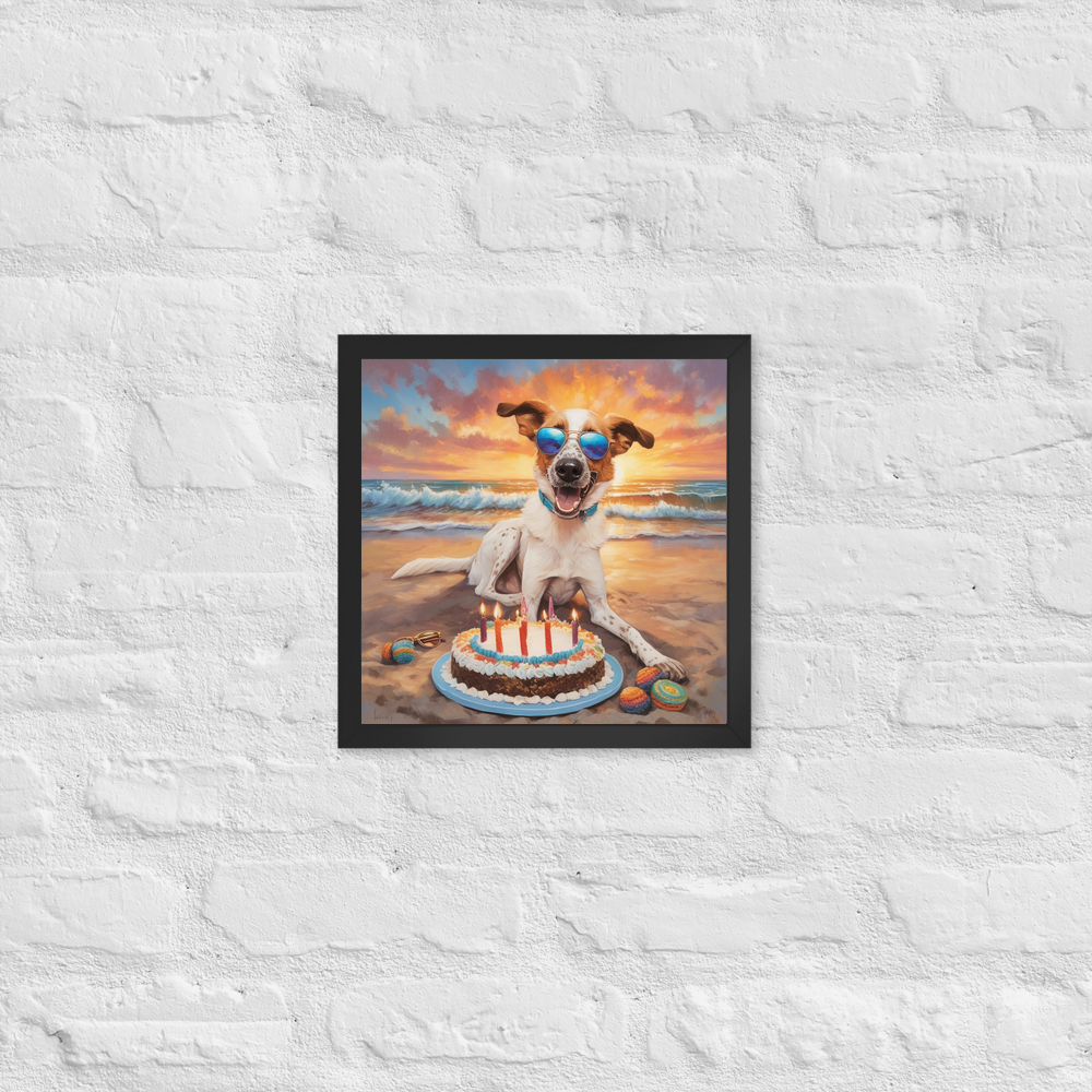 PugMug Custom Hazim Framed Print