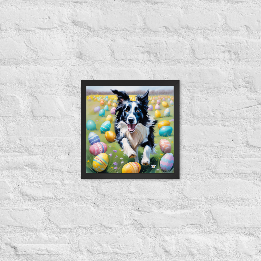 PugMug Custom Border Collie Framed Print