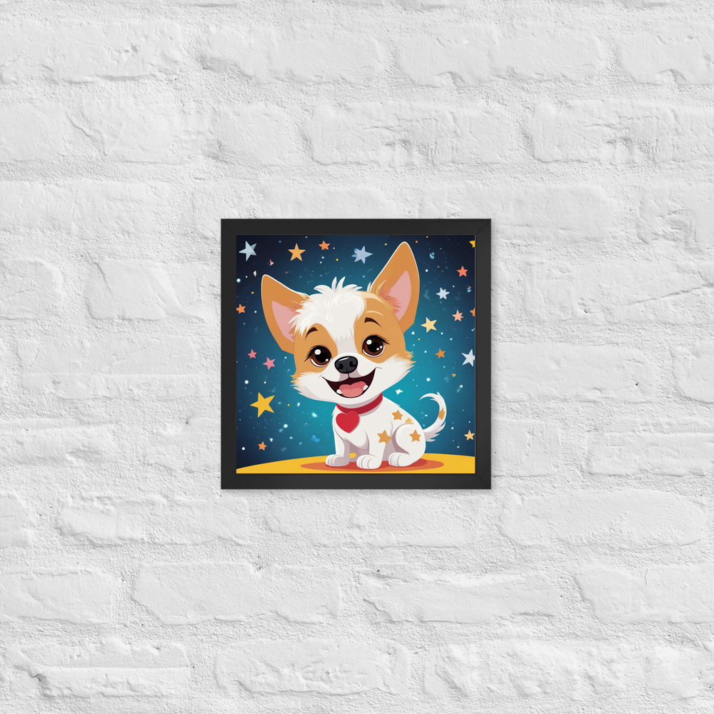 PugMug Custom Luna Framed Print
