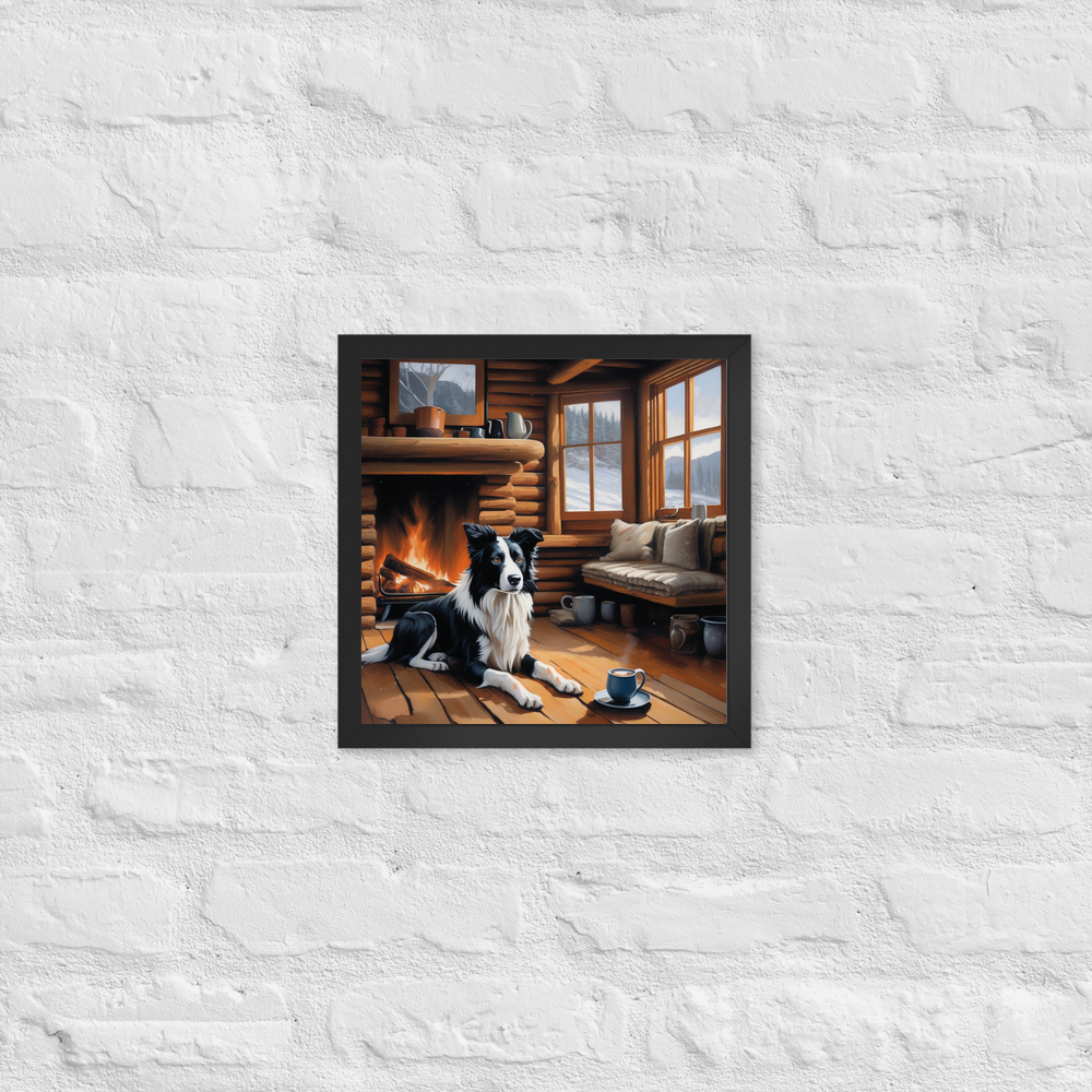 PugMug Custom Border Collie Framed Print