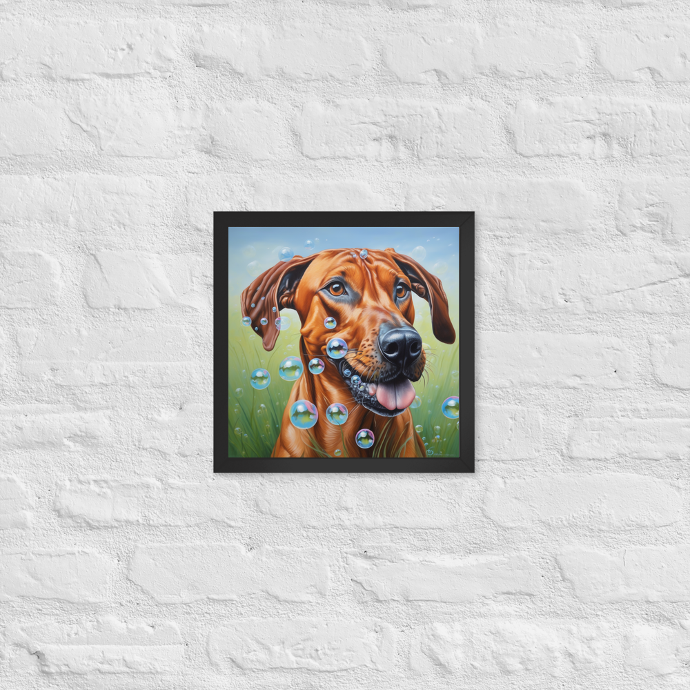 PugMug Custom Rhodesian Ridgeback Framed Print