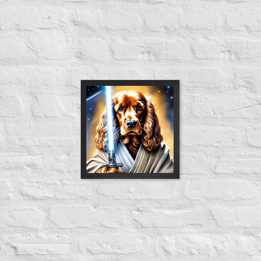 PugMug Custom Cocker Spaniel Framed Print