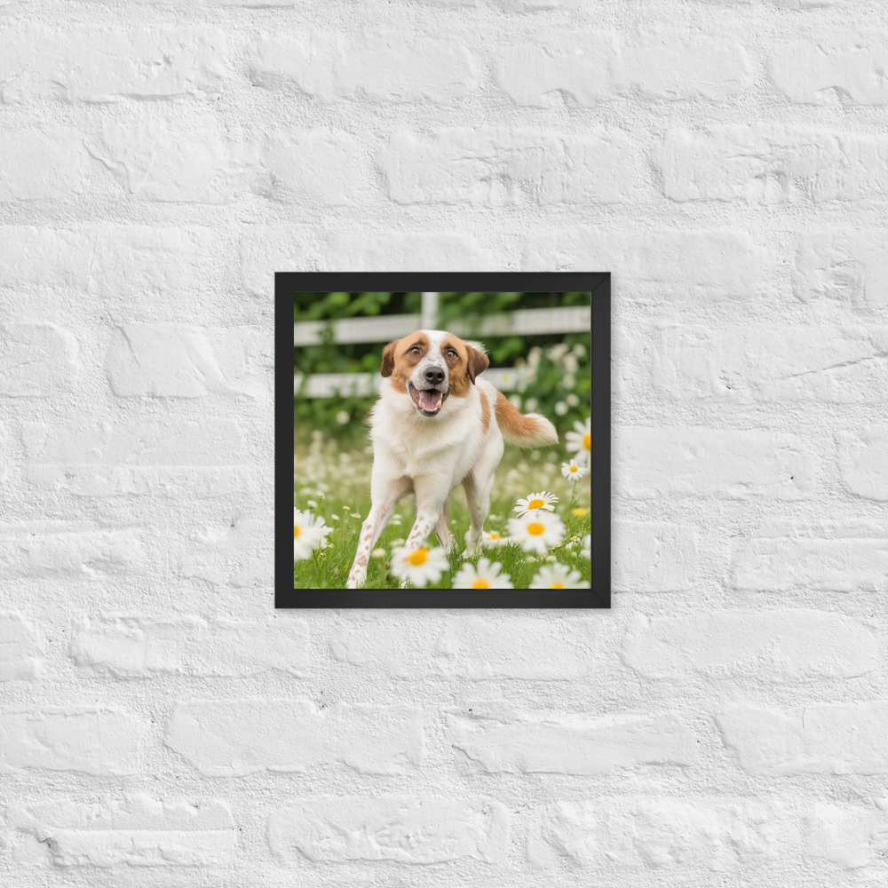 PugMug Custom Hazim Framed Print