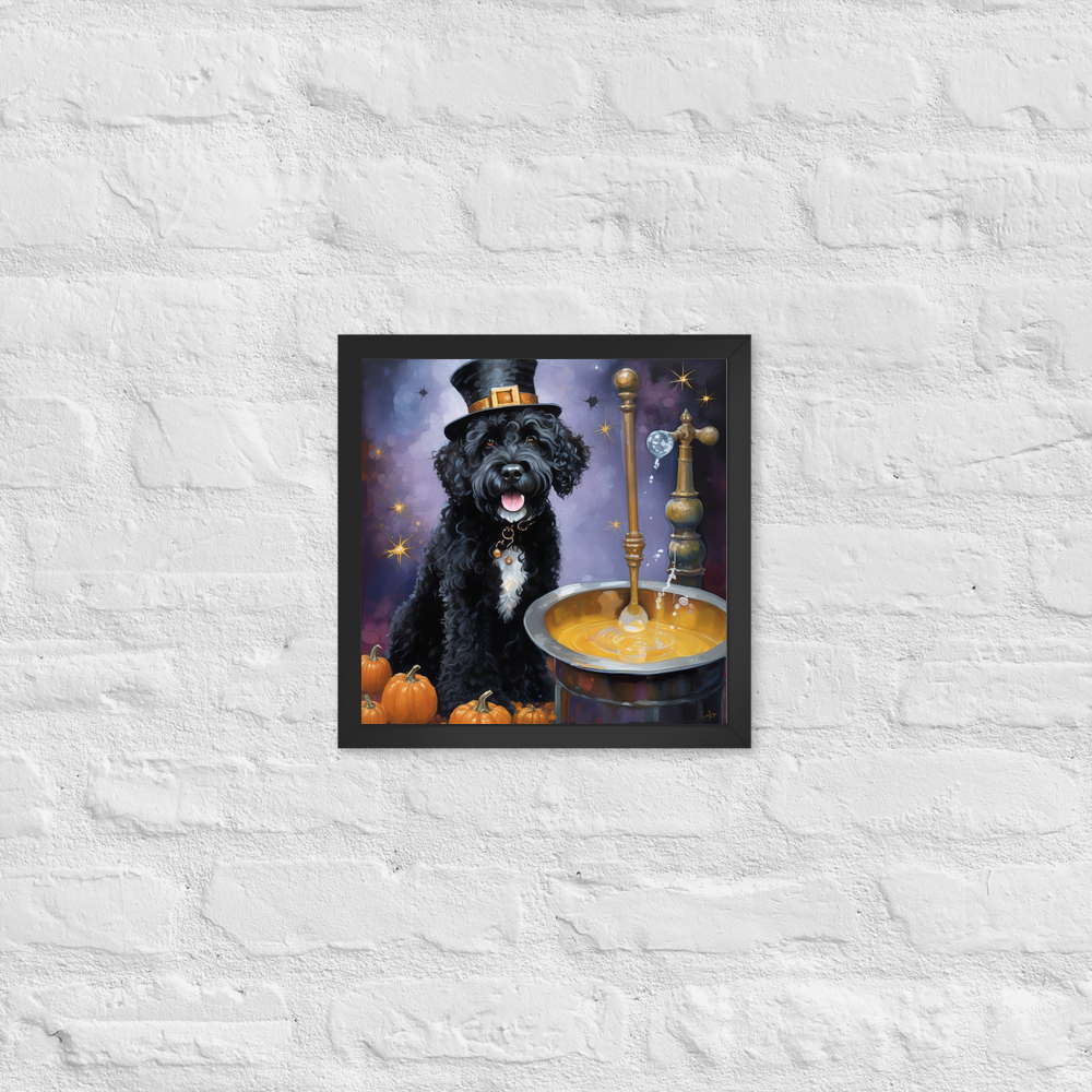 PugMug Custom Portuguese Water Dog Framed Print