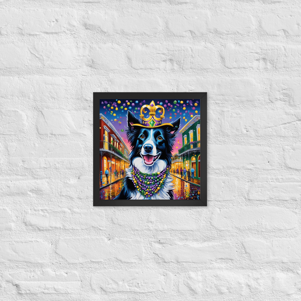 PugMug Custom Border Collie Framed Print