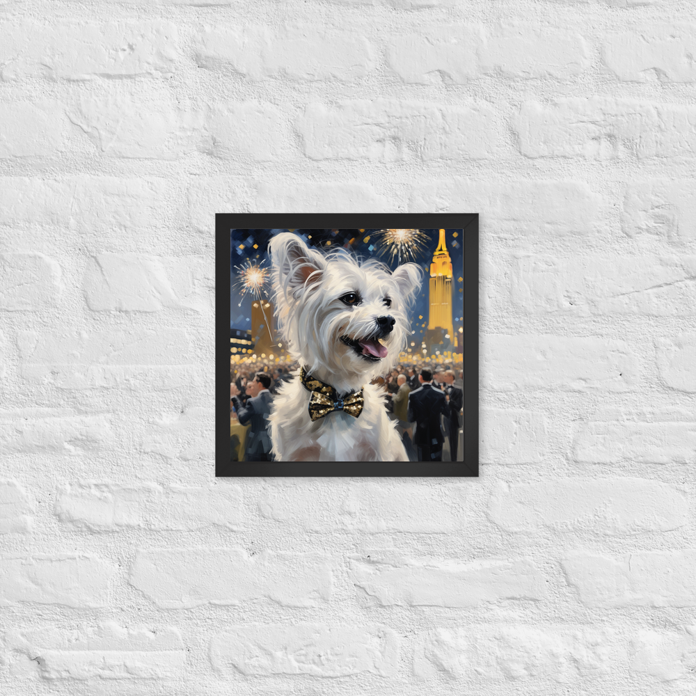 PugMug Custom Leo Framed Print