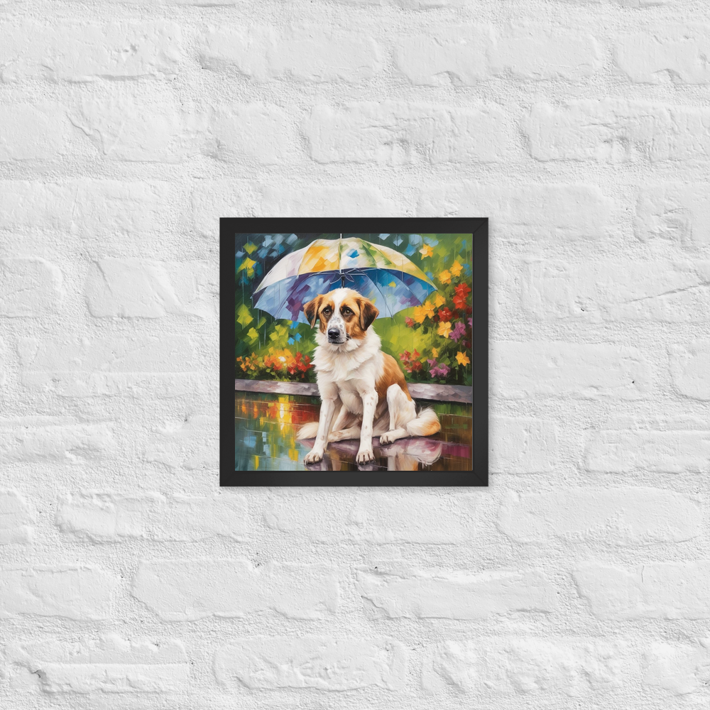 PugMug Custom Hazim Framed Print