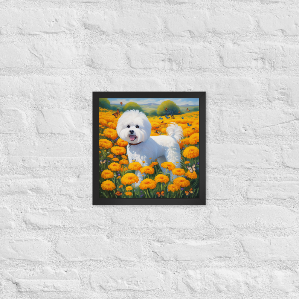 PugMug Custom Bichons Frise Framed Print