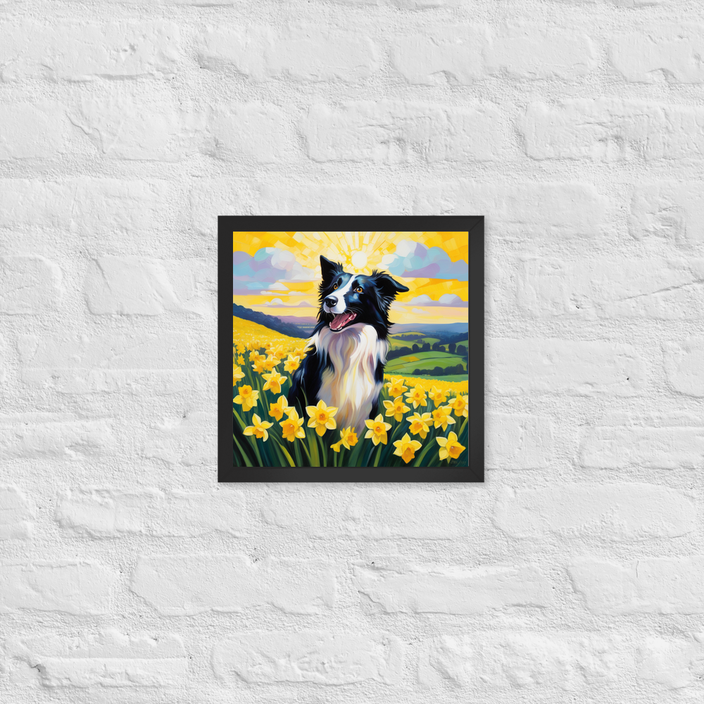 PugMug Custom Border Collie Framed Print