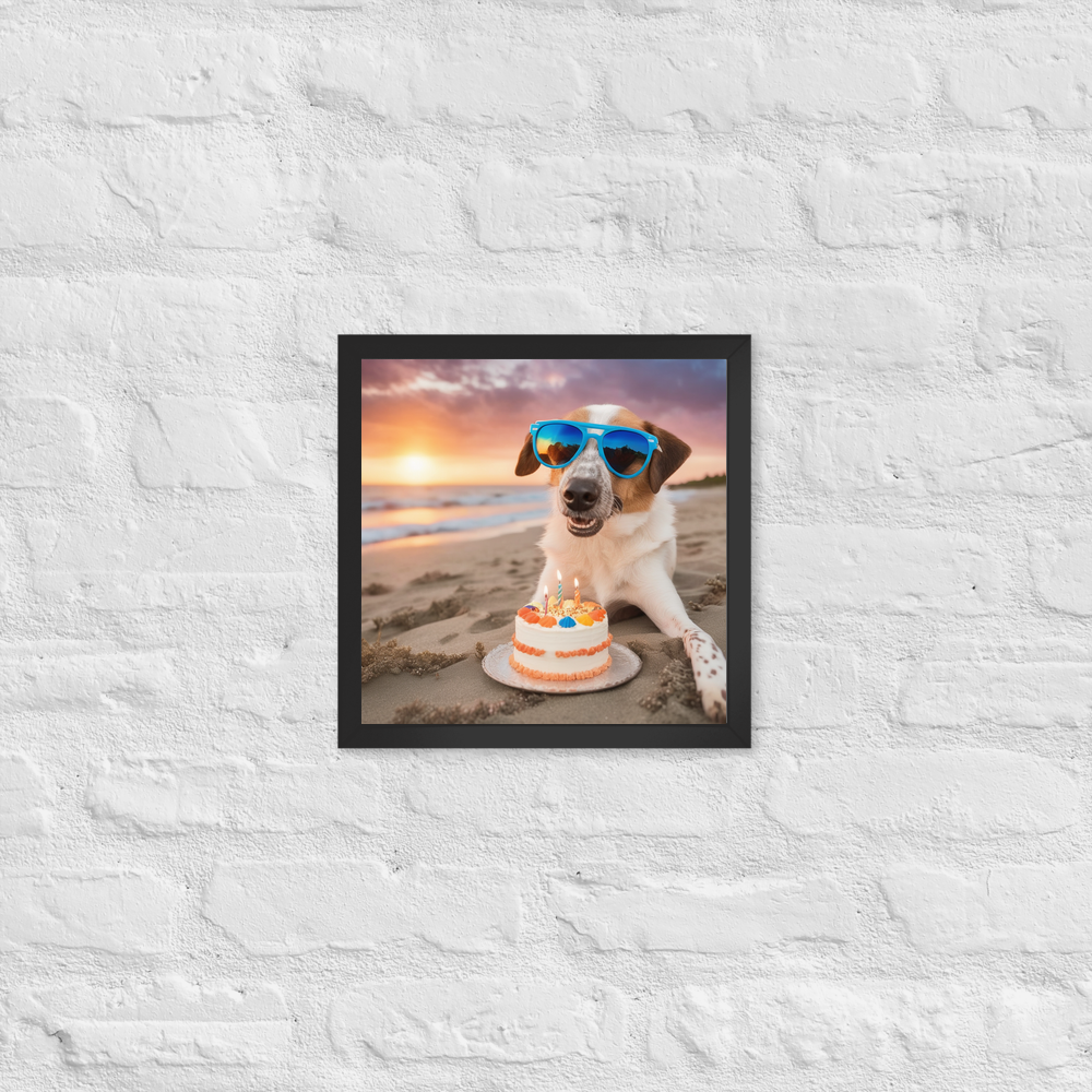 PugMug Custom Hazim Framed Print