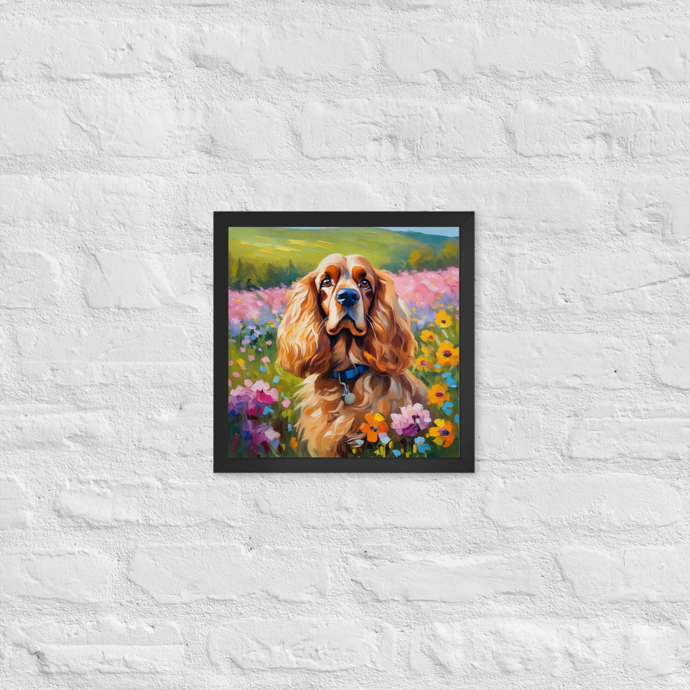 PugMug Custom Cocker Spaniel Framed Print