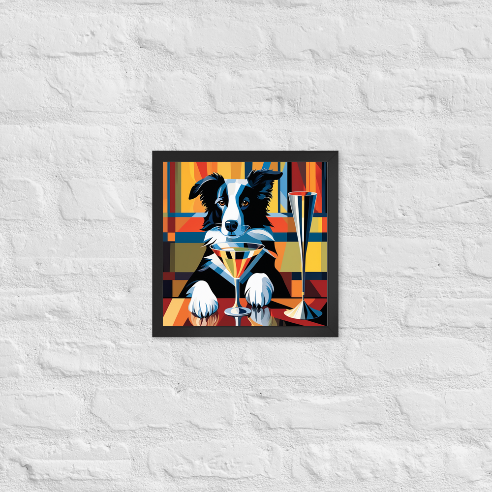 PugMug Custom Border Collie Framed Print