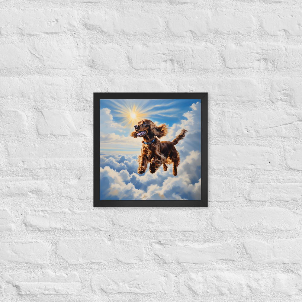 PugMug Custom Cocker Spaniel Framed Print