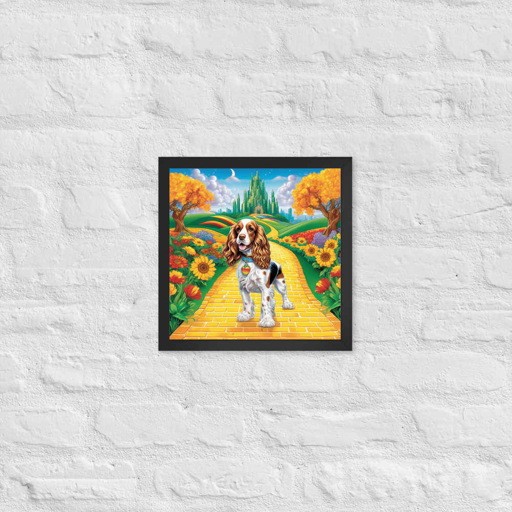 PugMug Custom Cocker Spaniel Framed Print