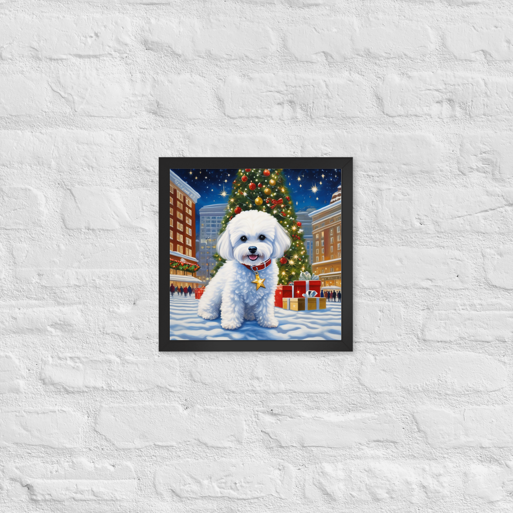 PugMug Custom Bichons Frise Framed Print