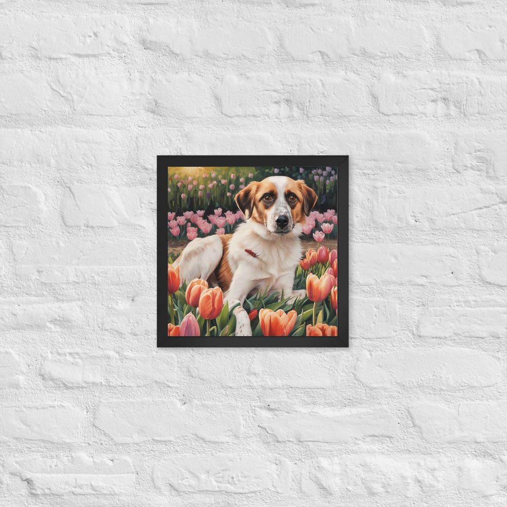 PugMug Custom Hazim Framed Print