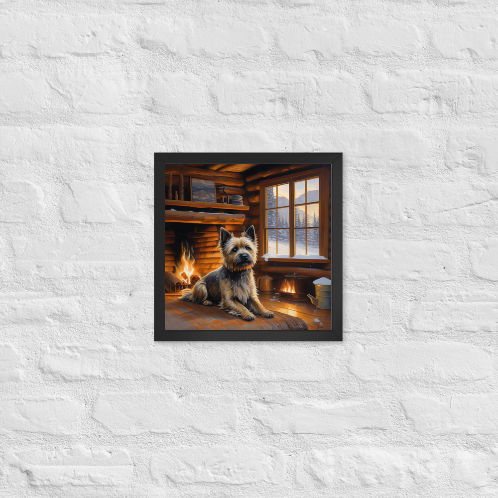 PugMug Custom Cairn Terrier Framed Print