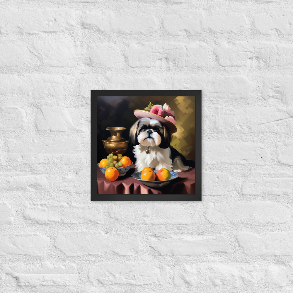 PugMug Custom Shih Tzu Framed Print