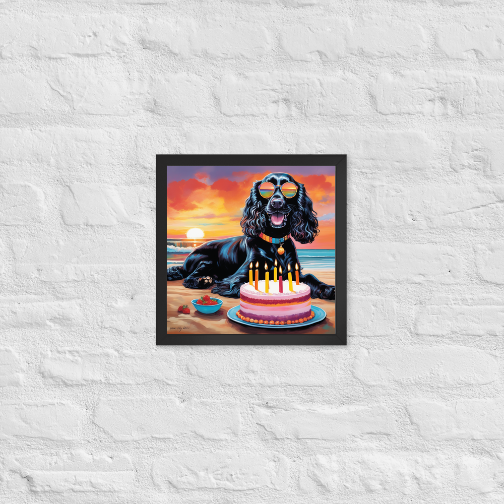 PugMug Custom Cocker Spaniel Framed Print