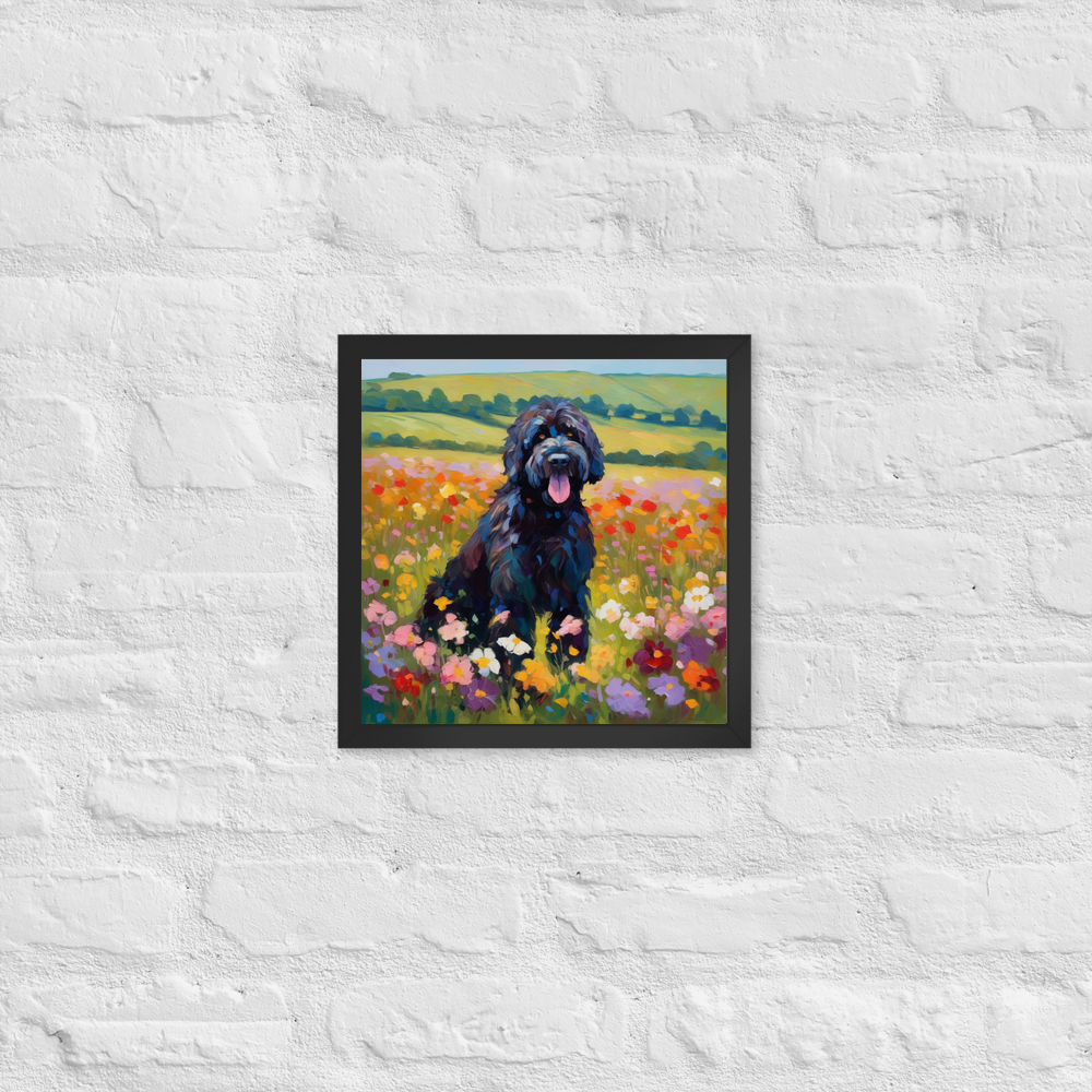 PugMug Custom Portuguese Water Dog Framed Print