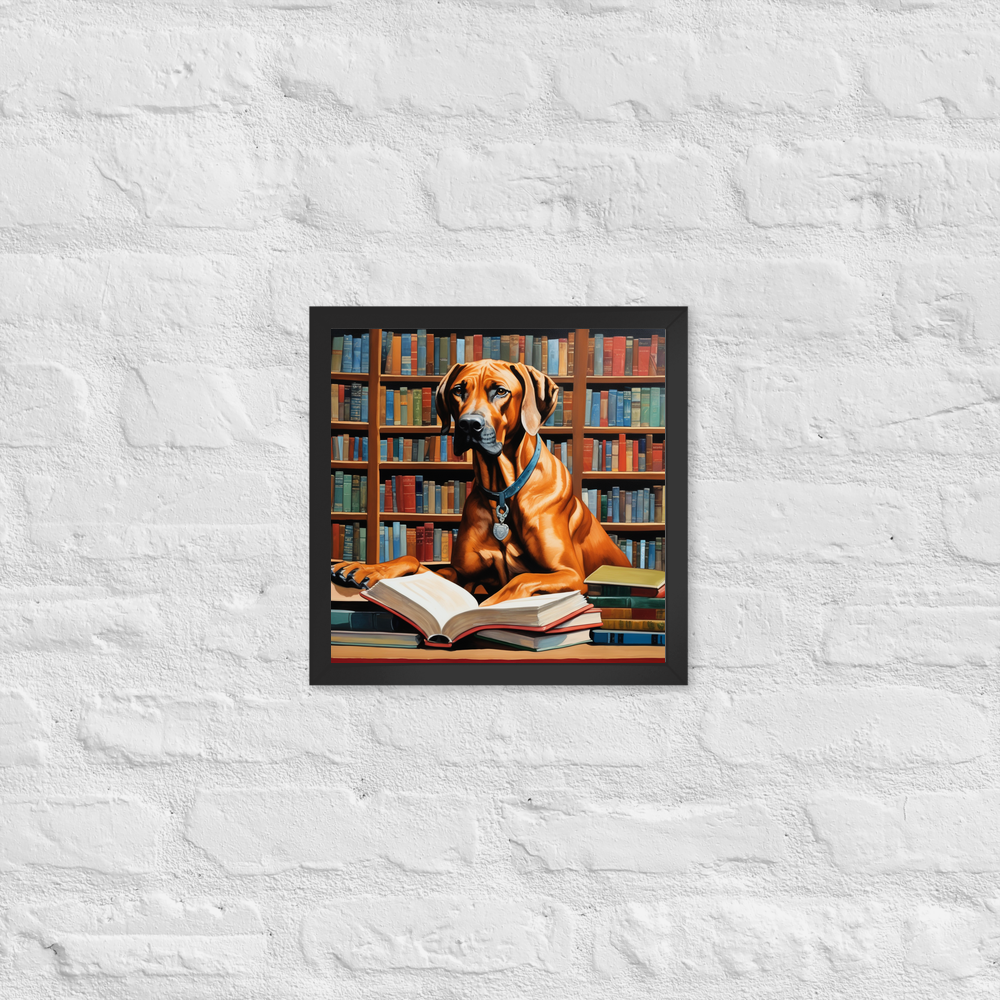 PugMug Custom Rhodesian Ridgeback Framed Print