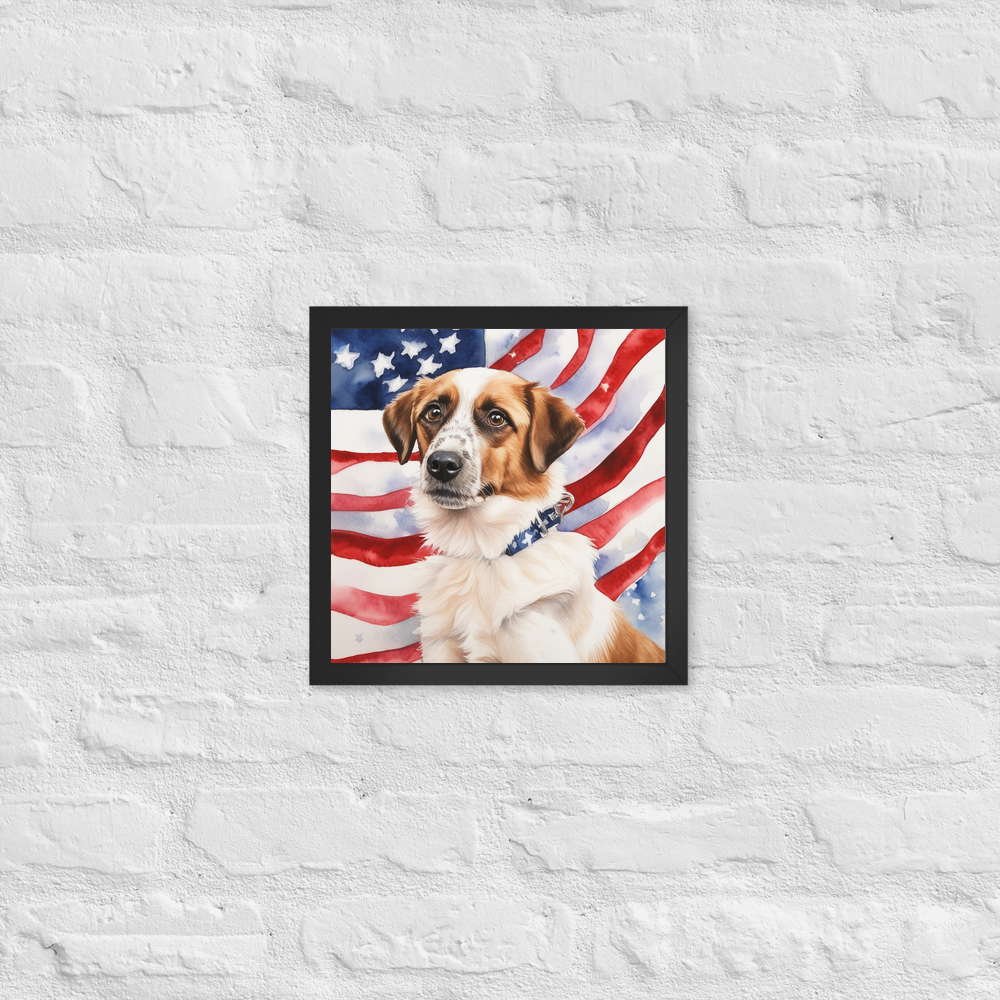 PugMug Custom Hazim Framed Print