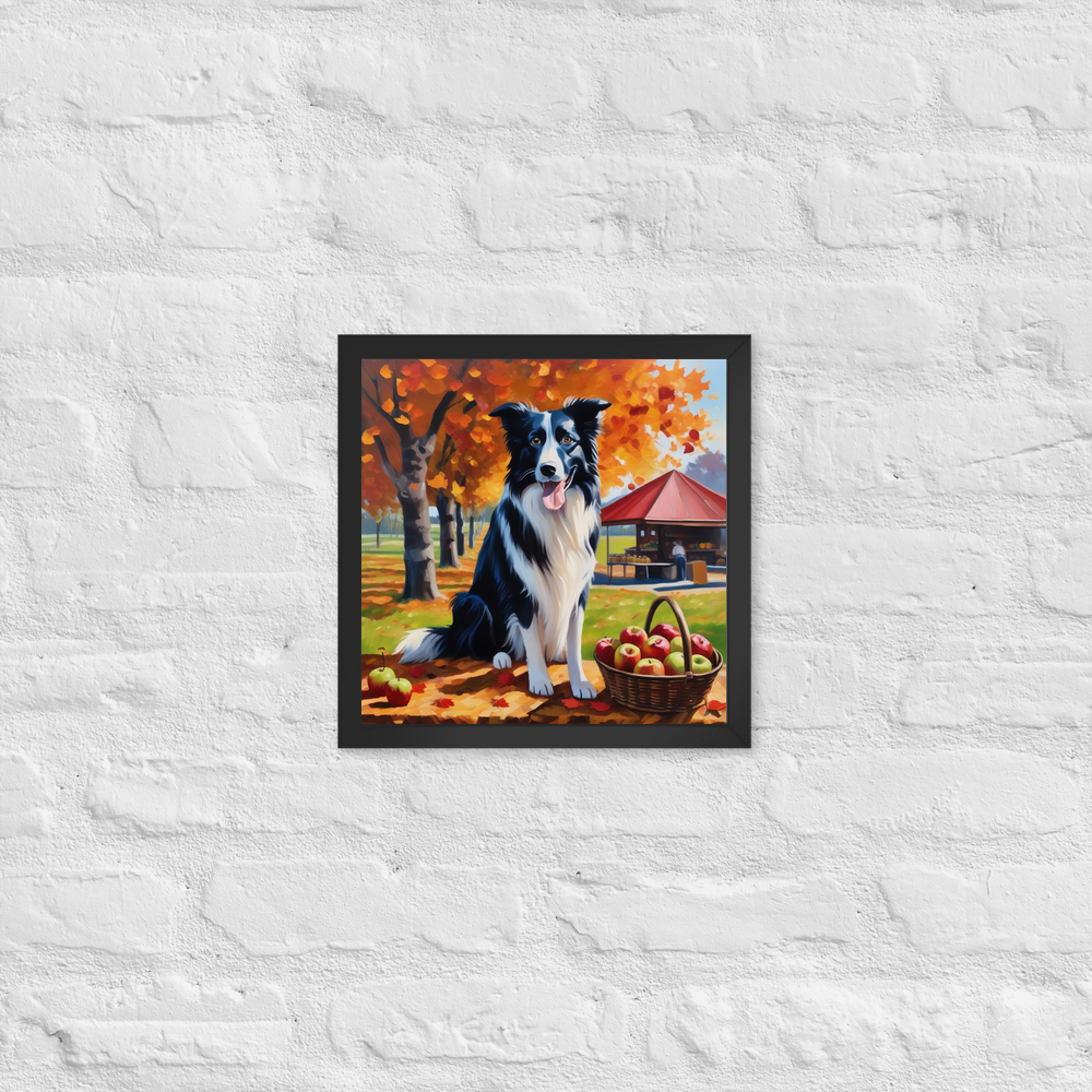 PugMug Custom Border Collie Framed Print