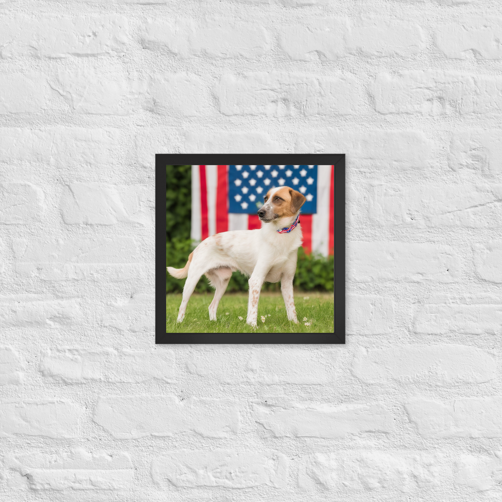 PugMug Custom Hazim Framed Print