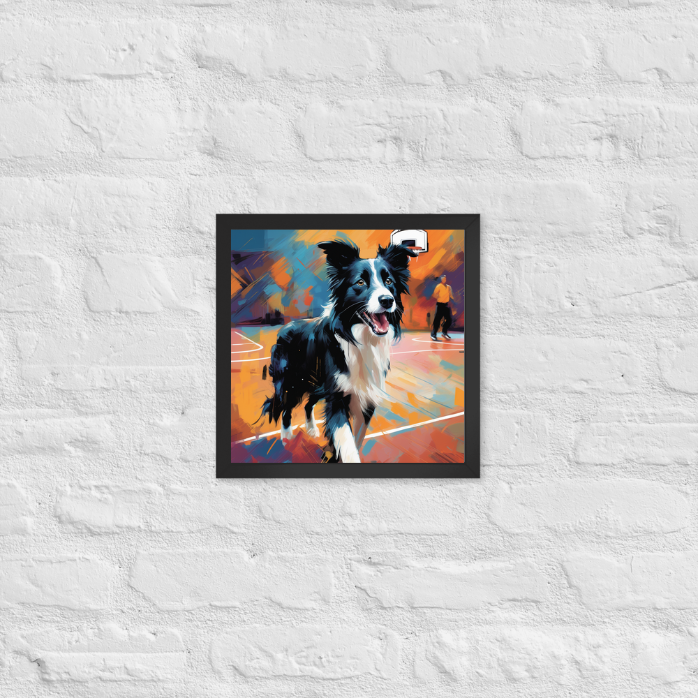 PugMug Custom Border Collie Framed Print