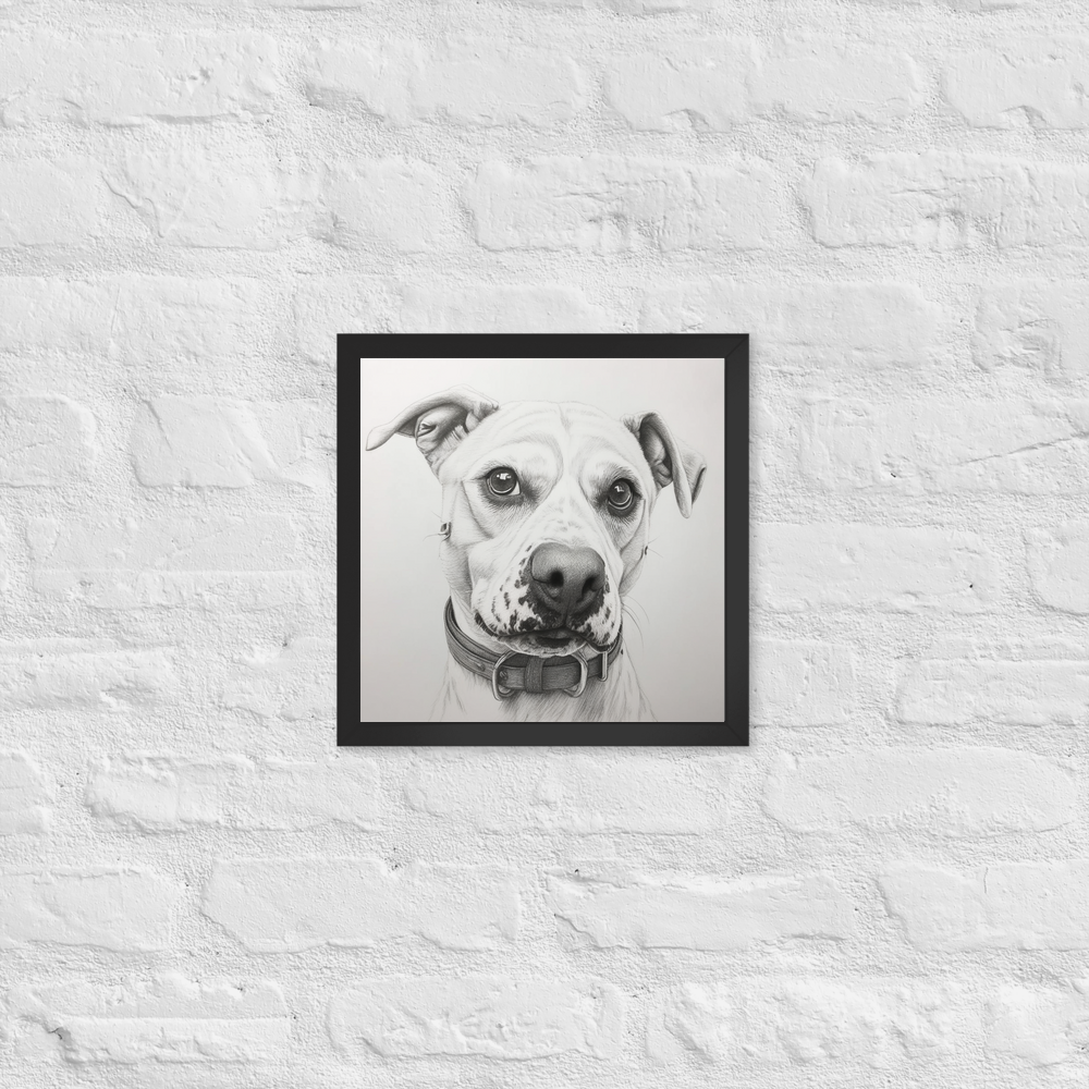 PugMug Custom Melody Framed Print