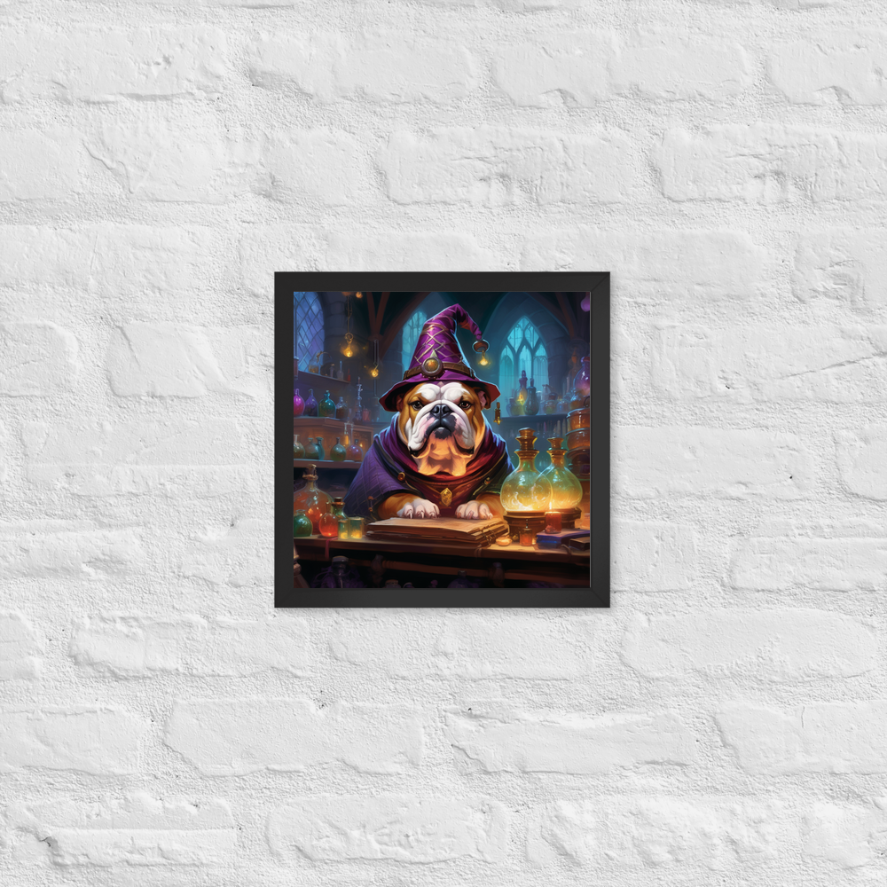 PugMug Custom Bulldog Framed Print