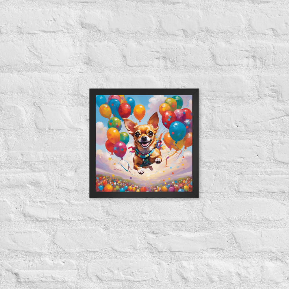 PugMug Custom Chihuahua Framed Print