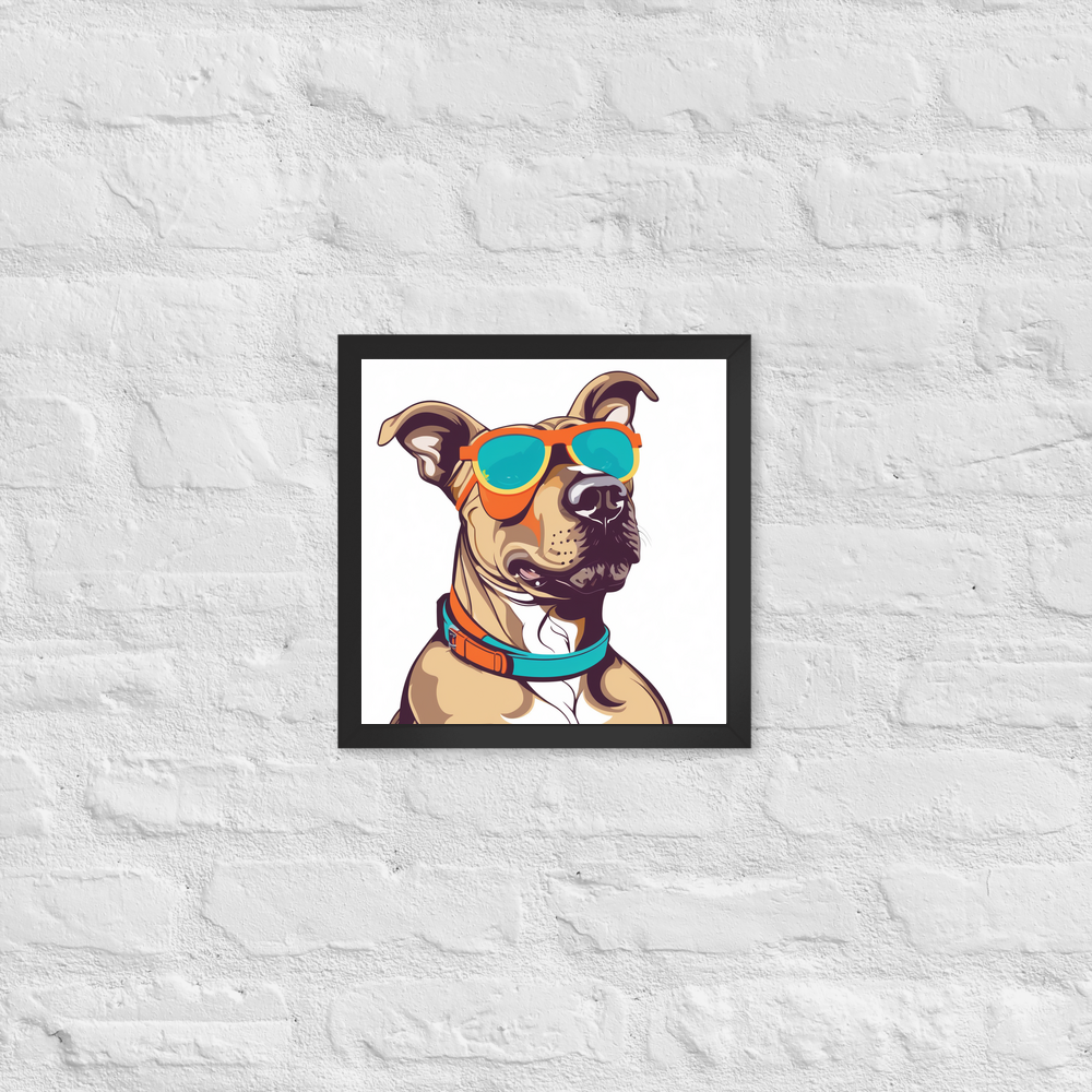 PugMug Custom Tony Hawk Framed Print