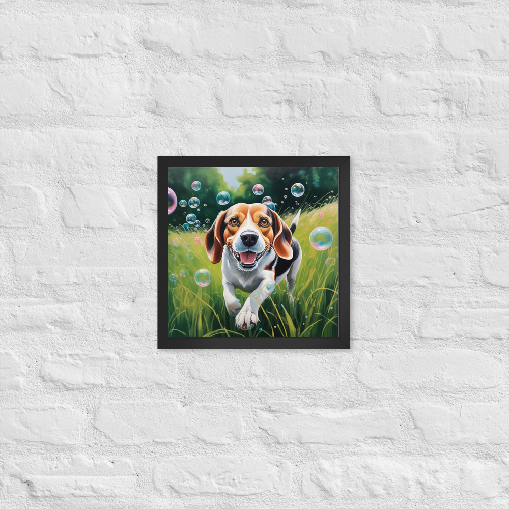 PugMug Custom Beagle Framed Print