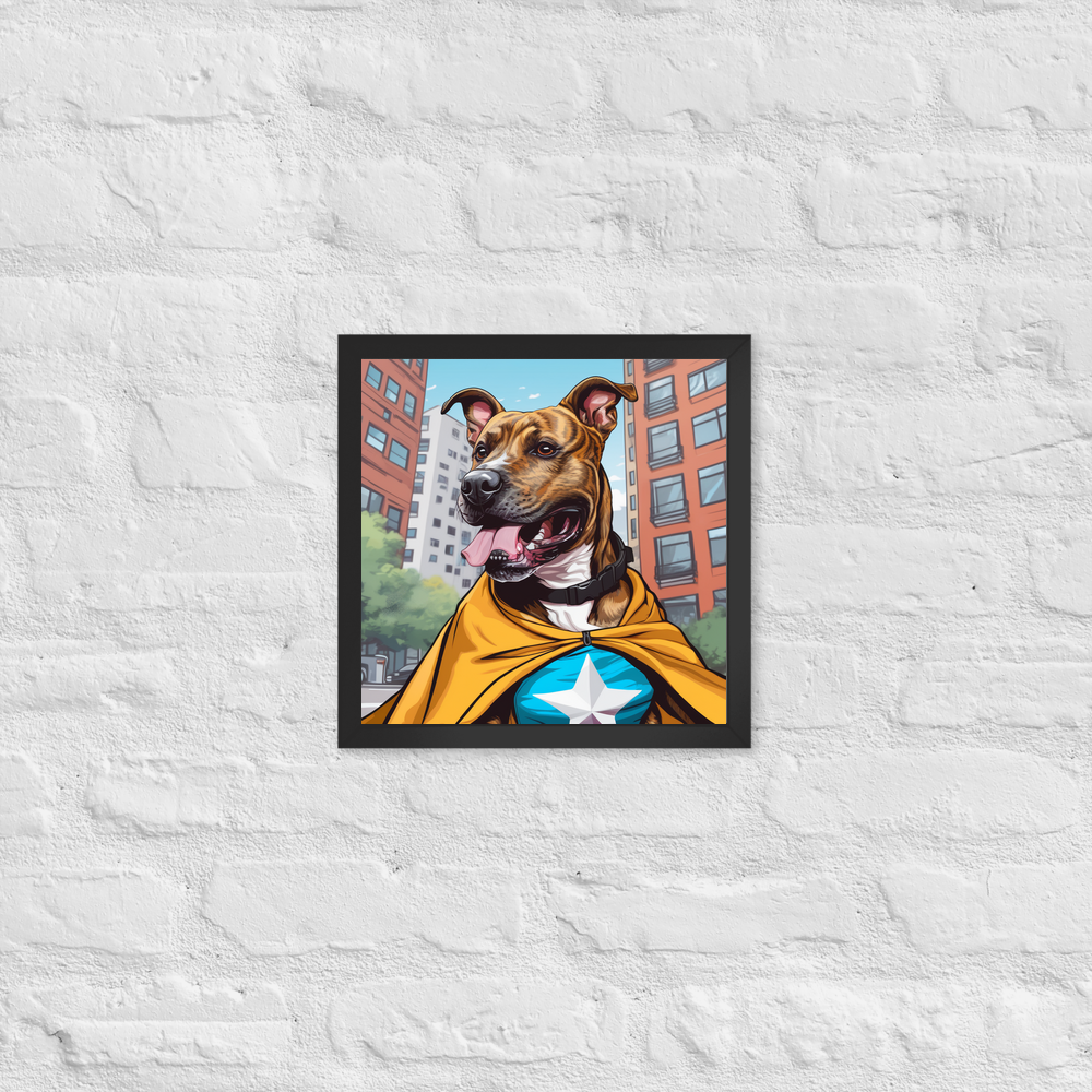 PugMug Custom Tony Hawk Framed Print