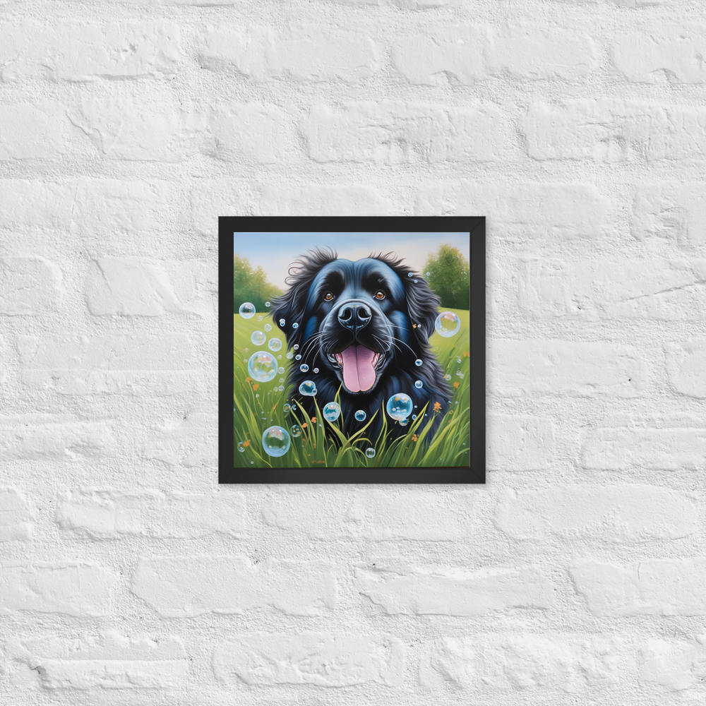 PugMug Custom Newfoundland Framed Print