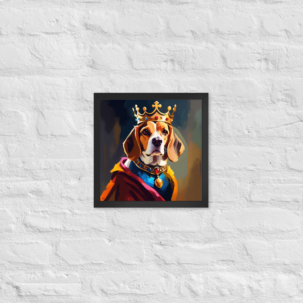 PugMug Custom Beagle Framed Print