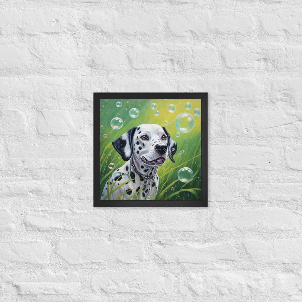 PugMug Custom Dalmatian Framed Print