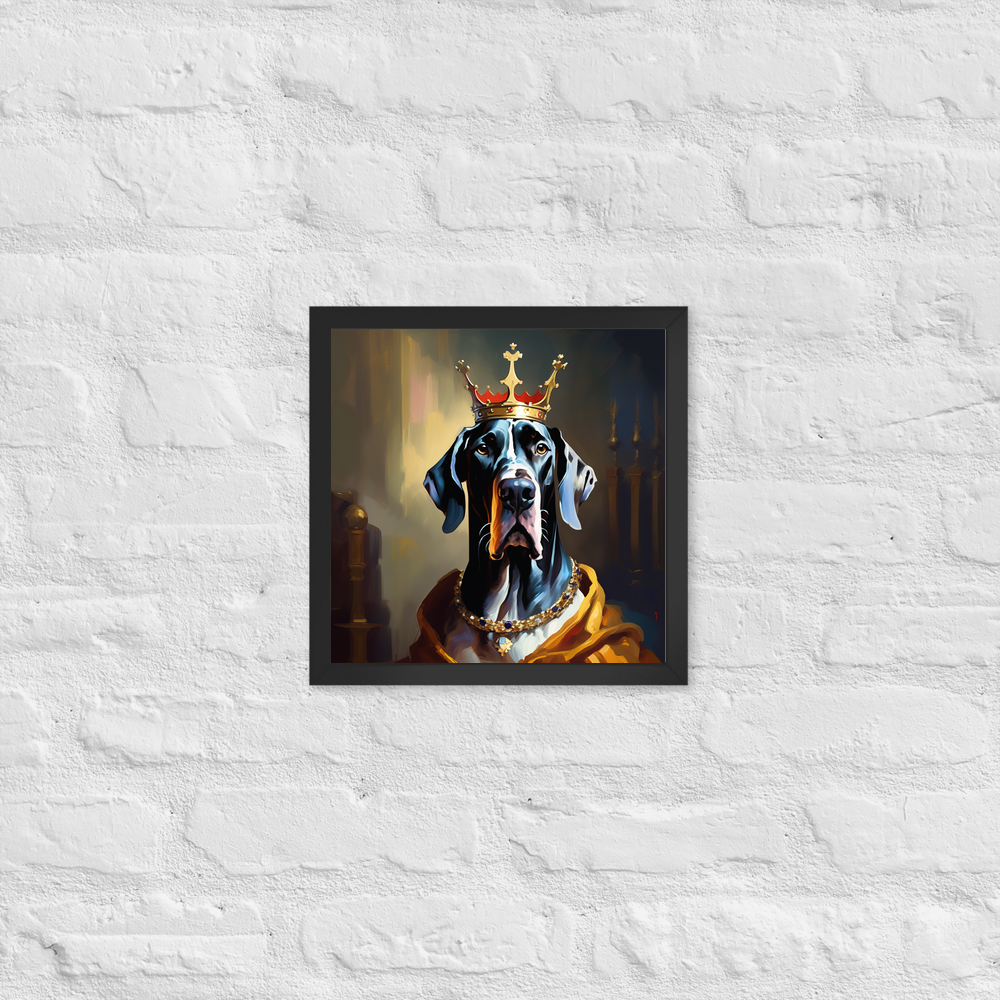 PugMug Custom Great Dane Framed Print
