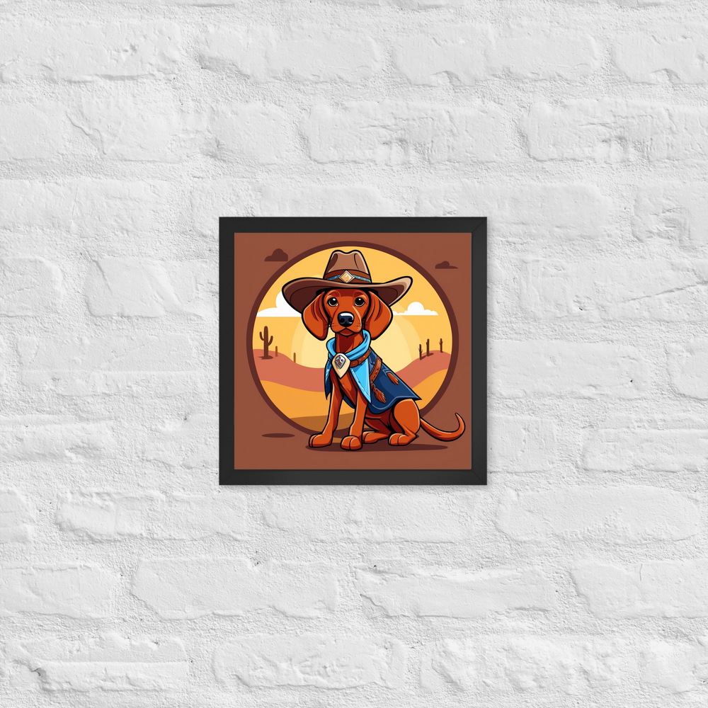 PugMug Custom Vizsla Framed Print