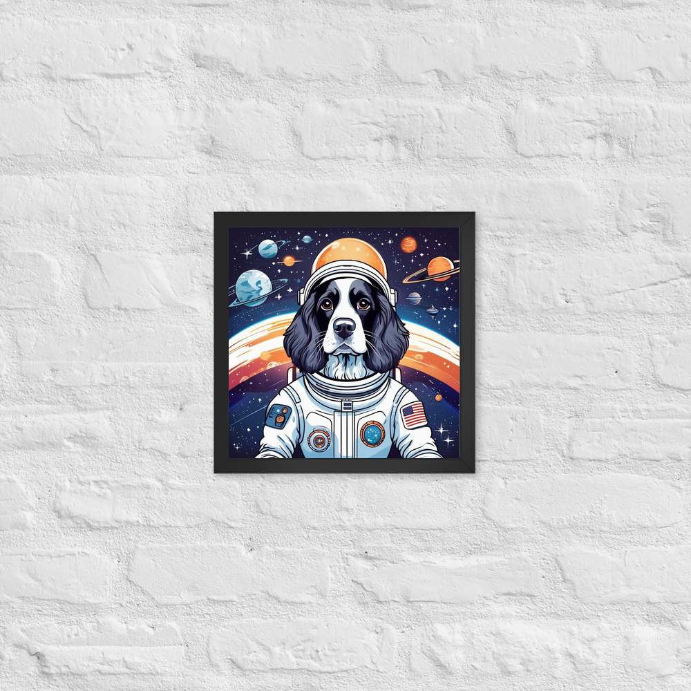 PugMug Custom English Cocker Spaniel Framed Print