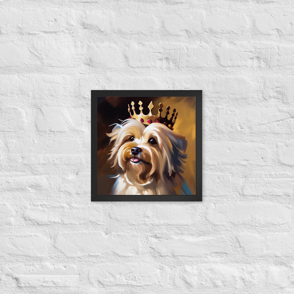 PugMug Custom Tan Havanese Dog Framed Print