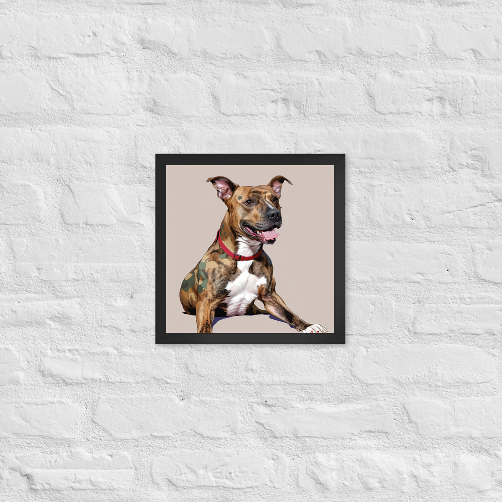 PugMug Custom Tony Hawk Framed Print