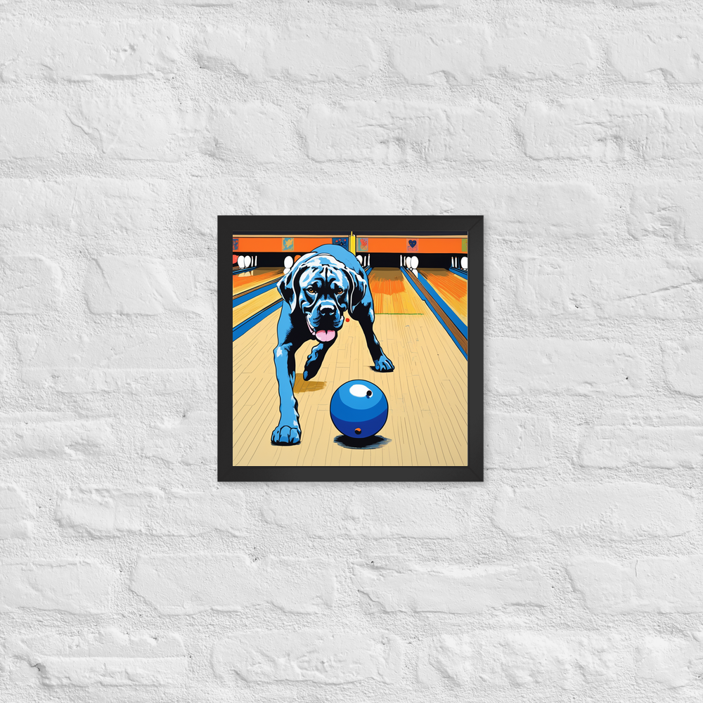 PugMug Custom Mastiff Framed Print